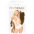 Penthouse Perfect Lover - боди без презрамки (бяло)  - M/L