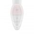 Satisfyer Supernova - акумулаторен вибратор 2в1 (бял) 