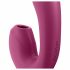 Satisfyer Sunray - акумулаторен вибратор 2в1 (червен) 