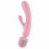 Satisfyer Triple Lover - вибратор за G-точката и масажиращ вибратор (розов) 