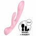 Satisfyer Triple Oh - акумулаторен вибратор с пръчица (розов) 