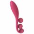 Satisfyer Tri Ball 1 - многофункционален вибратор за презареждане (червен) 