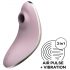 Satisfyer Vulva Lover 1 - акумулаторен вибратор с въздушни пулсации за клитор (лилав)