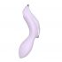 Satisfyer Curvy Trinity 2 - Акумулаторна въздушна вълна 2в1 (лилава) 