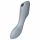 Satisfyer Curvy Trinity 3 - акумулаторен въздушен вибратор 2в1 (сив) 