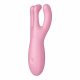 Satisfyer Threesome 4 - интелигентен вибратор за клитора (розов) 