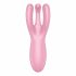 Satisfyer Threesome 4 - интелигентен вибратор за клитора (розов) 