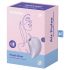 Satisfyer Pearl Diver - акумулаторен, въздушно-вълнов клиторен вибратор (лилав)