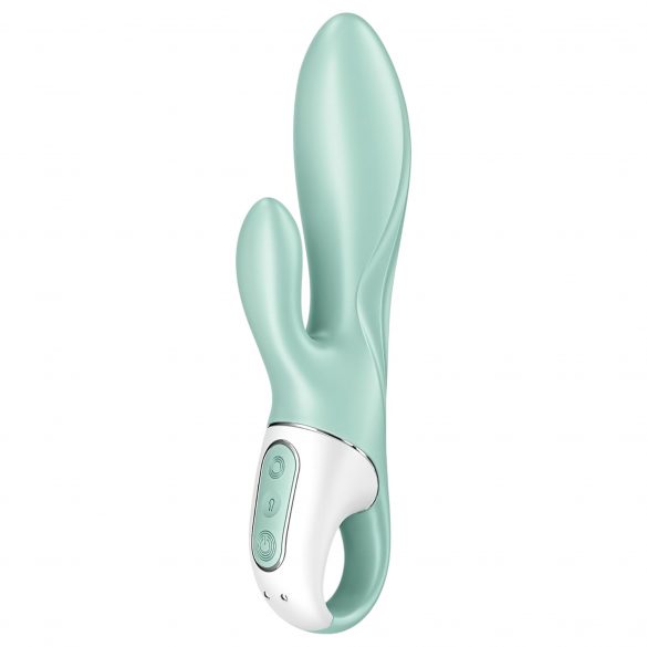 Satisfyer Air Pump Bunny 5 - интелигентен помпащ вибратор (мента) 