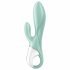 Satisfyer Air Pump Bunny 5 - интелигентен помпащ вибратор (мента) 