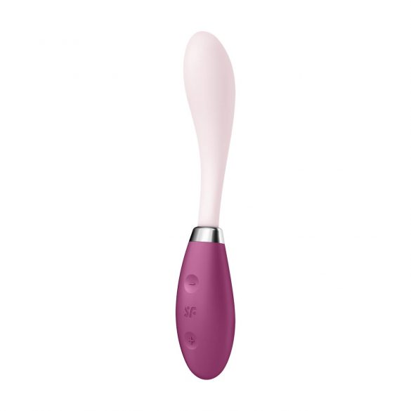 Satisfyer G-Spot Flex 3 - акумулаторен вибратор за G-точката (розов и бордо) 