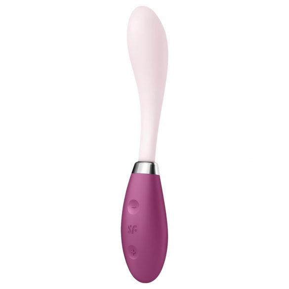 Satisfyer G-Spot Flex 3 - акумулаторен вибратор за G-точката (розов и бордо) 