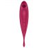 Satisfyer Twirling Pro - умен 2 в 1 клиторен вибратор (червен)