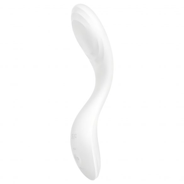 Satisfyer Rrrolling - Акумулаторен вибратор за G-точката с движеща се топка (бял) 