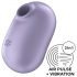 Satisfyer Pro To Go 2 - акумулаторен, въздушно-вълнов клиторен стимулатор (виолетов)