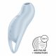 Satisfyer Pocket Pro 1 - презареждащ се, въздушно-вълнов стимулатор на клитора (син) 