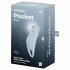 Satisfyer Pocket Pro 1 - презареждащ се, въздушно-вълнов стимулатор на клитора (син) 