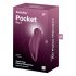 Satisfyer Pocket Pro 1 - презареждащ се, въздушно-вълнов стимулатор на клитора (лилав) 