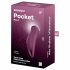 Satisfyer Pocket Pro 1 - презареждащ се, въздушно-вълнов стимулатор на клитора (лилав) 