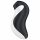 Satisfyer Orca - водоустойчив стимулатор за клитор с въздушни вълни (черно-бял)