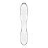 Satisfyer Dazzling Crystal 1 - стъклен вибратор с 2 края (полупрозрачен) 