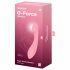 Satisfyer G-Force - Акумулаторни, водоустойчиви вибратори за G-точката (розови) 