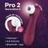 Satisfyer Pro 2 Gen3 - интелигентен клиторен стимулатор с въздушни вълни (бордо)