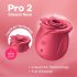 Satisfyer Pro 2 Rose Classic - клиторен стимулатор с въздушни вълни (червен)