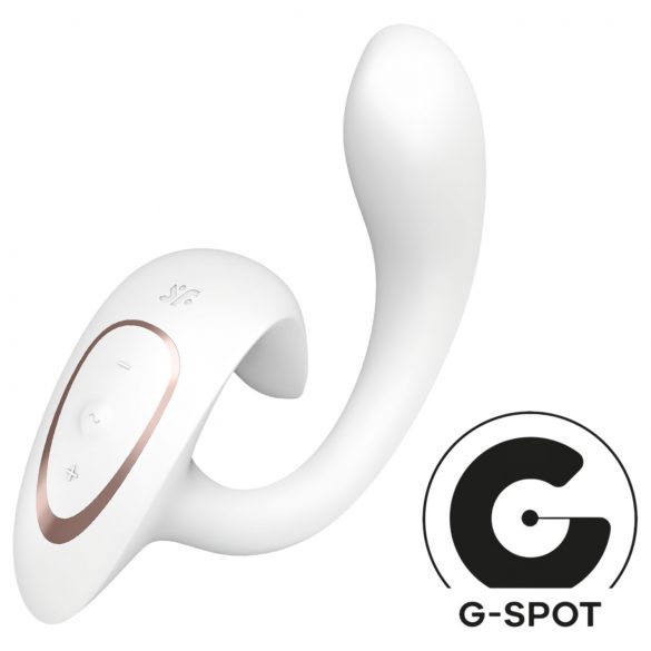 Satisfyer G за богиня 1 - клиторен и G-точков вибратор (бял)