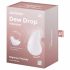 Satisfyer Dew Drop - акумулаторен водоустойчив вибратор за клитора (бял) 