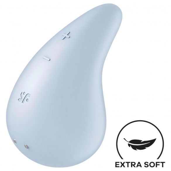 Satisfyer Dew Drop - акумулаторен, водоустойчив вибратор за клитора (син) 