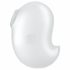 Satisfyer Cutie Ghost - безжичен, въздушно-вълнов стимулатор на клитора (бял) 