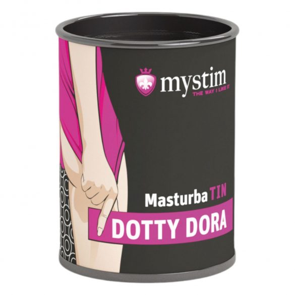 Mystim MasturbaTIN Dotty Dora - точков мастурбатор (бял)