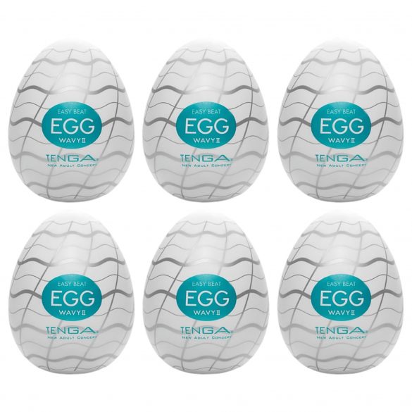 TENGA Egg Wavy II - мастурбационно яйце (6 броя)