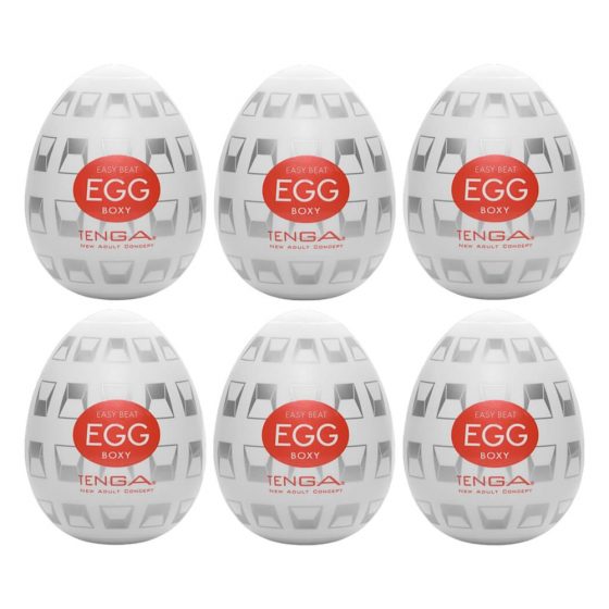 TENGA Egg Boxy - яйце за мастурбация (6бр.)