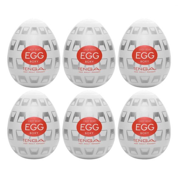 TENGA Egg Boxy - яйце за мастурбация (6бр.) 