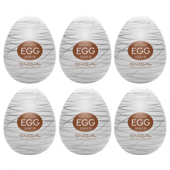 TENGA Egg Silky II - мастурбационно яйце (6 бр.)