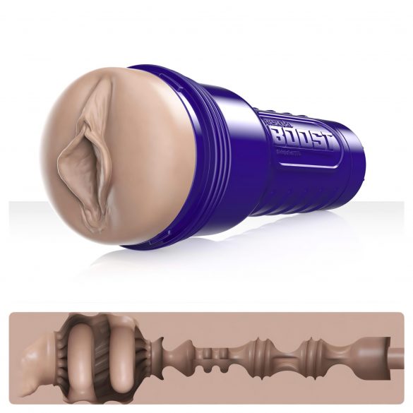 Fleshlight Boost Bang - реалистичен фалшив мастурбатор за путка (естествен) 