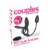 Couples Choice - многофункционален вибриращ пенис пръстен (черен) 