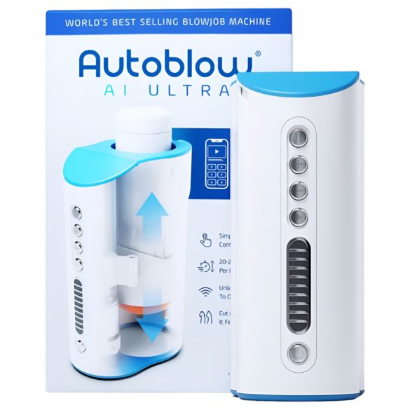 Autoblow A.I. Ultra - Power Super Mouth Masturbator (бял) 