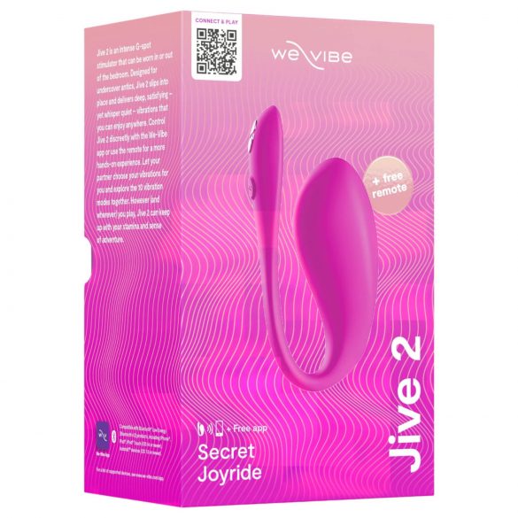 We-Vibe Jive 2 - презареждащо се, умно виброяйце (розово)