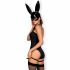 Obsessive OB7008 Sexy Bunny - костюм на зайче (черен) 