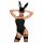 Obsessive OB7008 Sexy Bunny - костюм на зайче (черен)  - L/XL