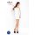 Passion BS025 - мини рокля с дълъг ръкав (бяла) - S-L