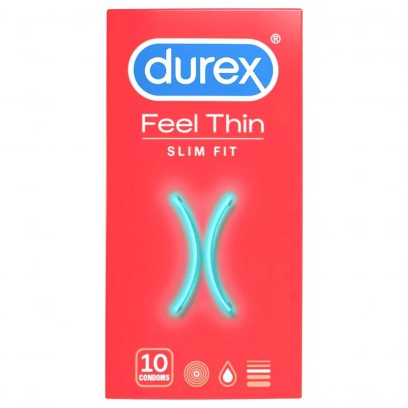 Презервативи Durex Feel Thin Slim Fit – усещане за естественост (10 броя)