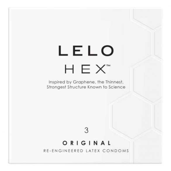 LELO Hex Original - луксозен презерватив (3бр.)