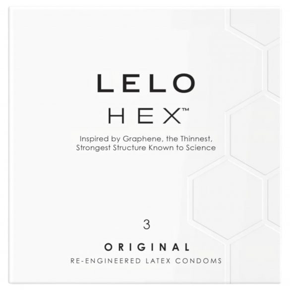 LELO Hex Original - луксозен презерватив (3бр.) 