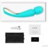 LELO Smart Wand 2 - голям - презареждащ се масажиращ вибратор (тюркоаз) 