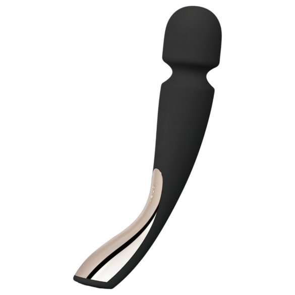 LELO Smart Wand 2 - среден - презареждащ се масажиращ вибратор (черен) 