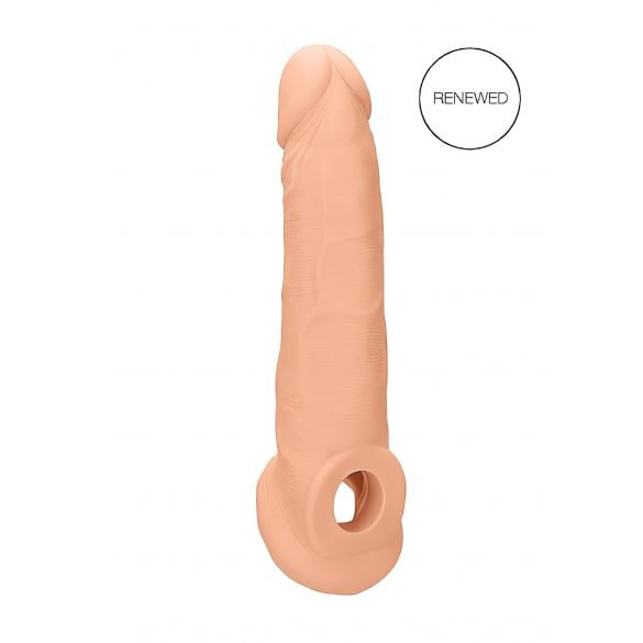 RealRock Penis Sleeve 9 - обвивка за пенис (21,5 см) - естествена 